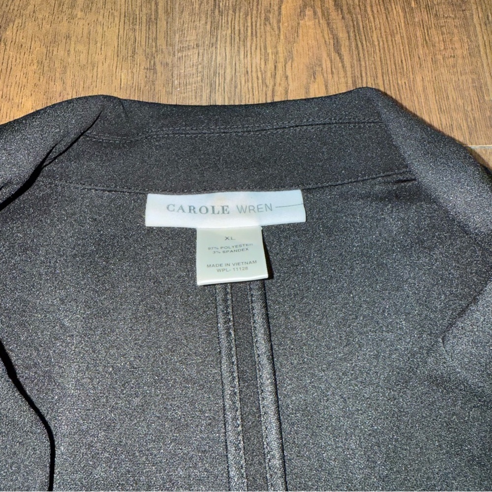 Carol Wren Black Blazer with Bold Gold Buttons women’s XL / extra large - - Picture 3 of 5